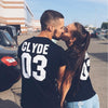 Bonnie and clyde t shirts for couples
