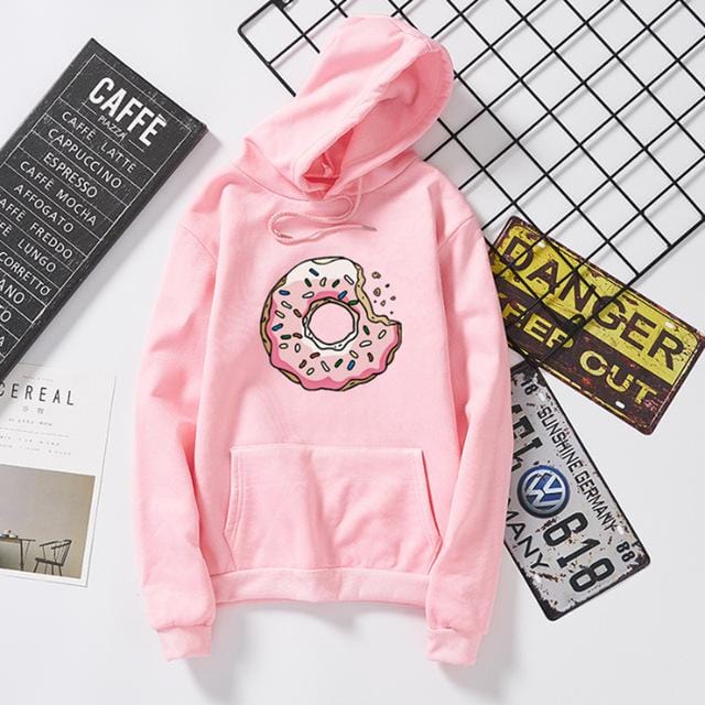 Couple hoodies Cute donuts