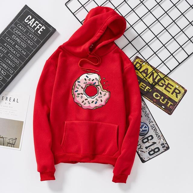 Couple hoodies Cute donuts