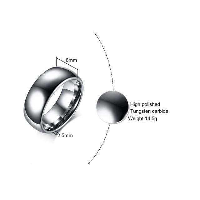 Tungsten carbide rings for Couples