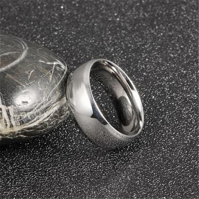 Black and silver promise rings