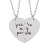 You are my person heart necklace