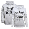 King queen hoodie