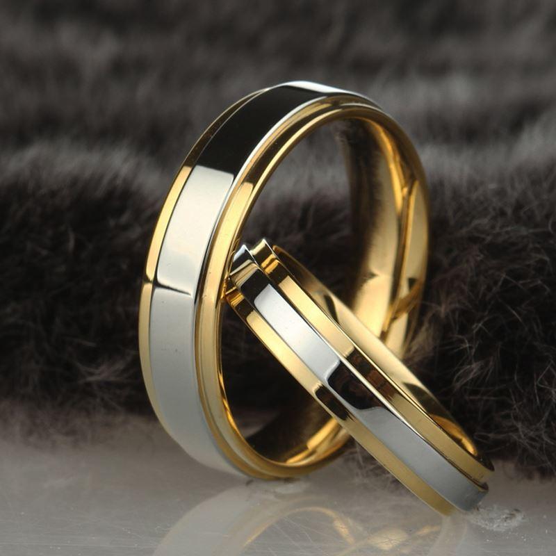 Gold promise rings