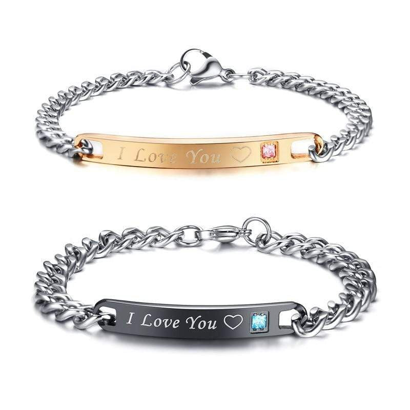 Matching love bracelets