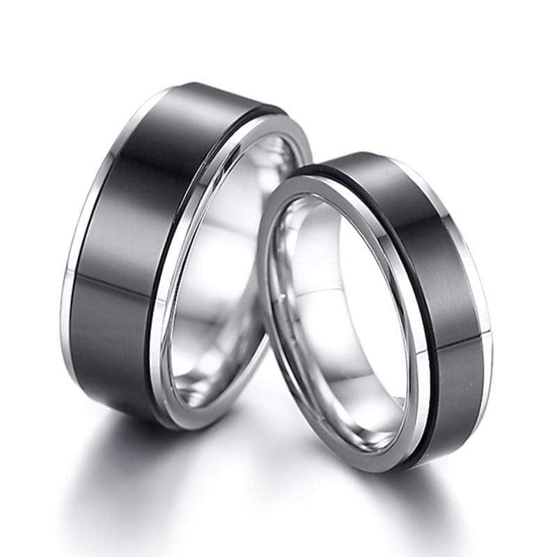 Silver Wedding Rings For Him – dotJewellery.com