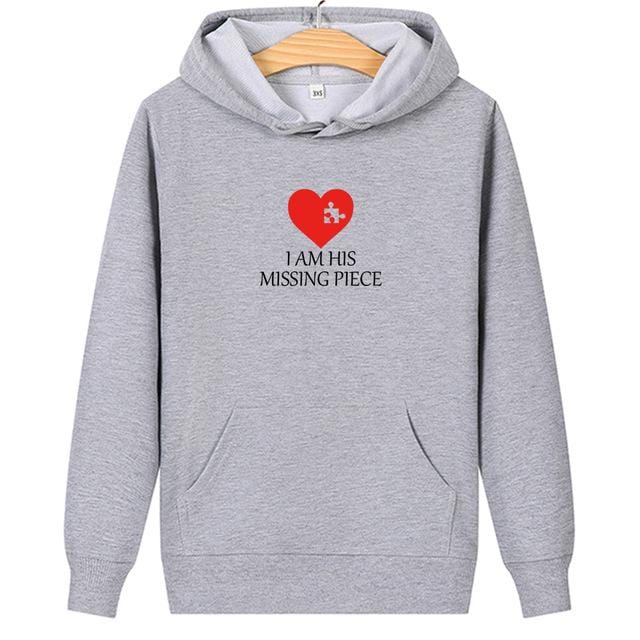 Couple hoodies Missing piece