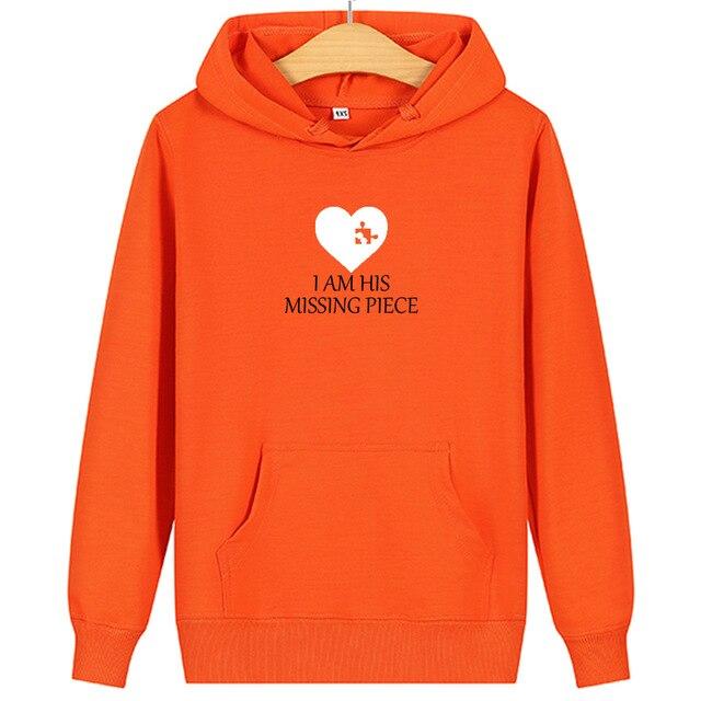 Couple hoodies Missing piece