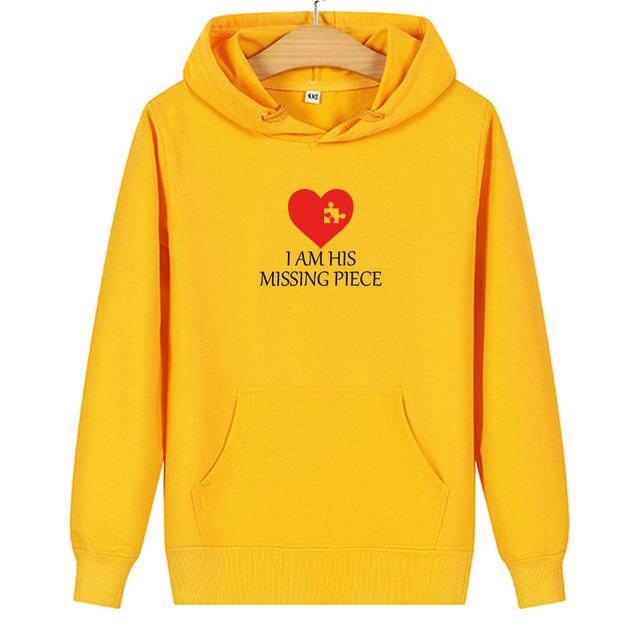 Couple hoodies Missing piece