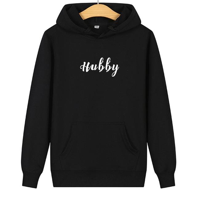 Hubby wifey couple hoodies
