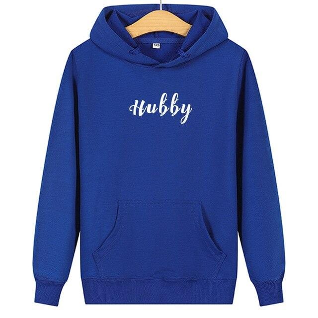 Hubby wifey couple hoodies