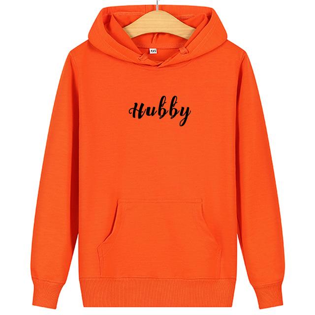 Hubby wifey couple hoodies