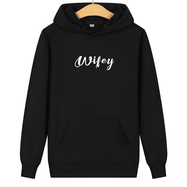 Hubby wifey couple hoodies