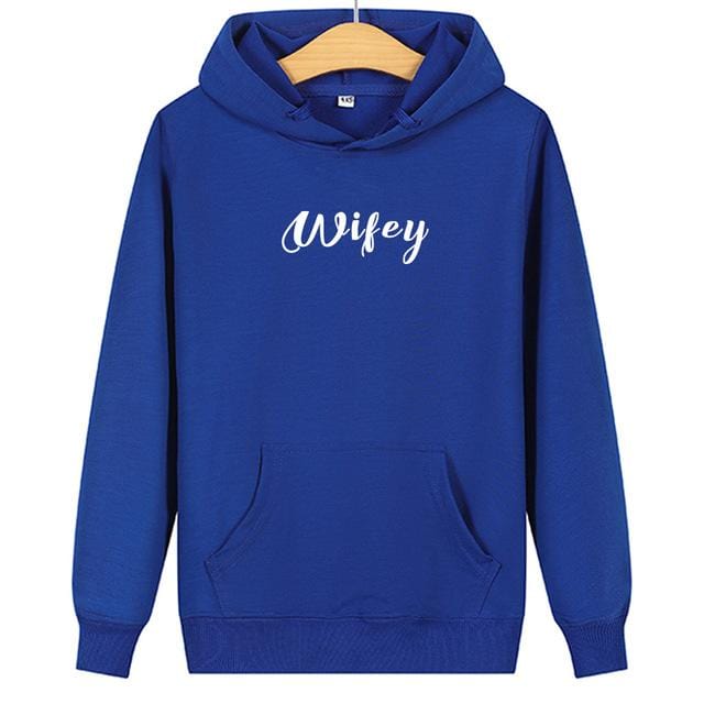 Hubby wifey couple hoodies