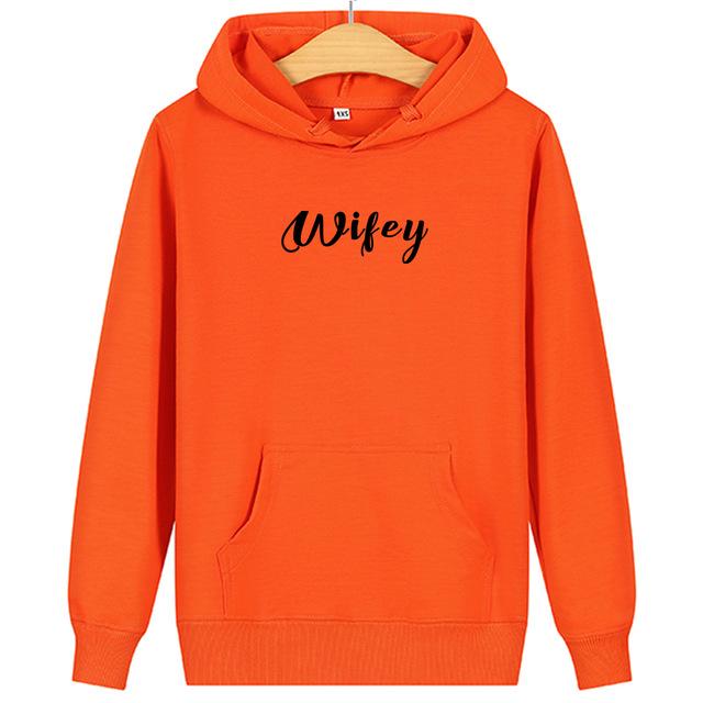 Hubby wifey couple hoodies