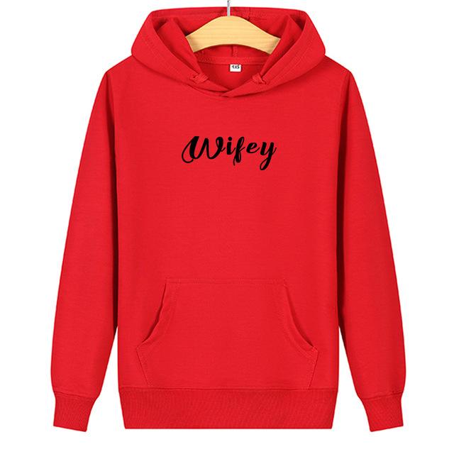 Hubby wifey couple hoodies