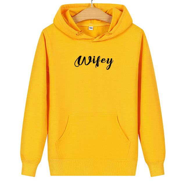 Hubby wifey couple hoodies