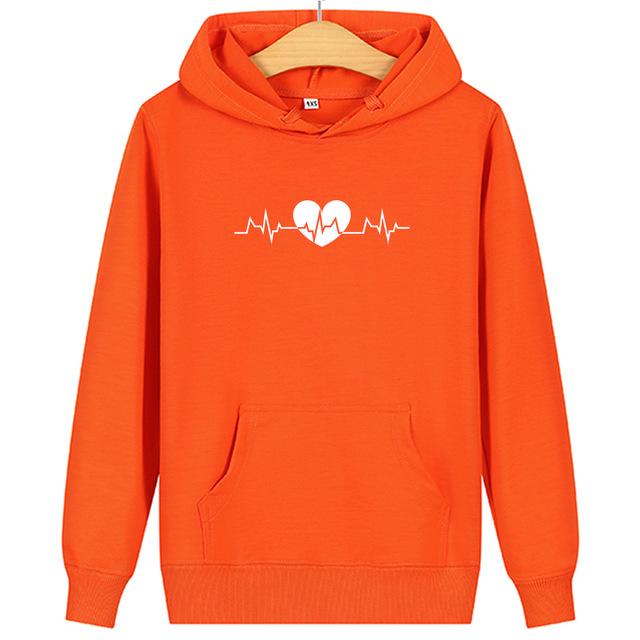 Matching hoodies Graphic hearts