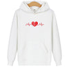 Matching hoodies Graphic hearts