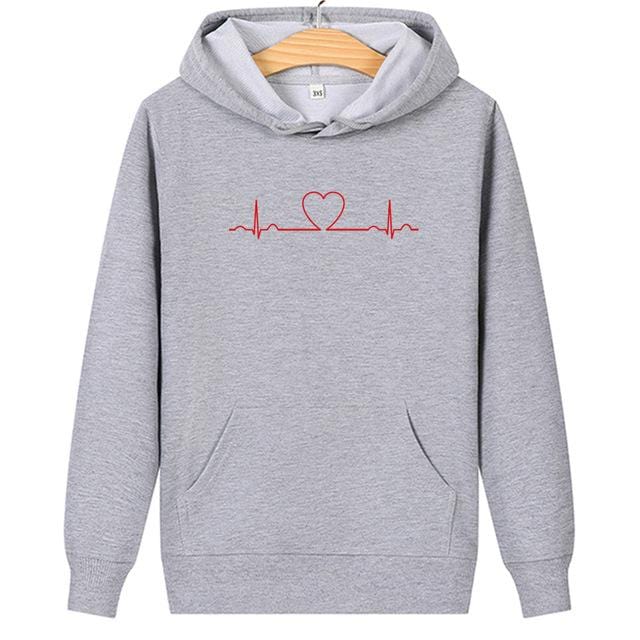 Matching hoodies Graphic hearts
