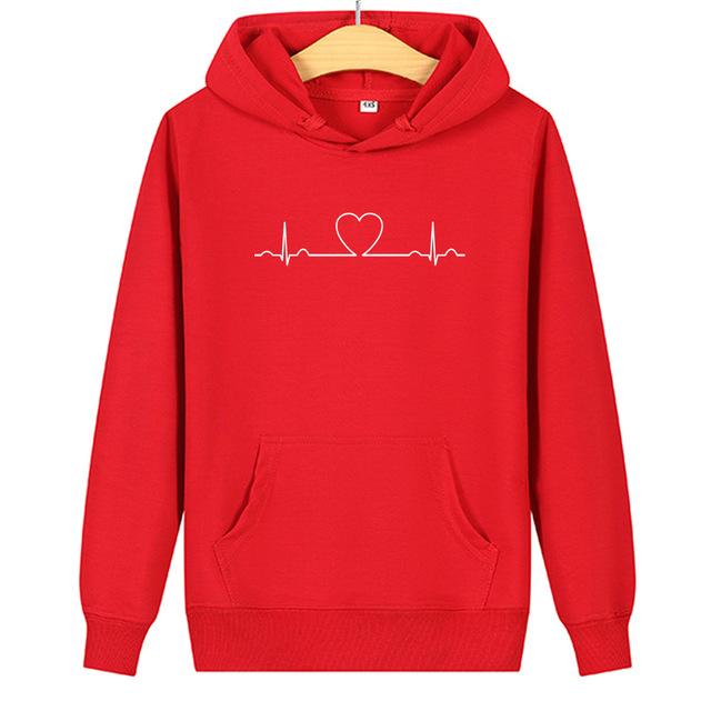 Matching hoodies Graphic hearts