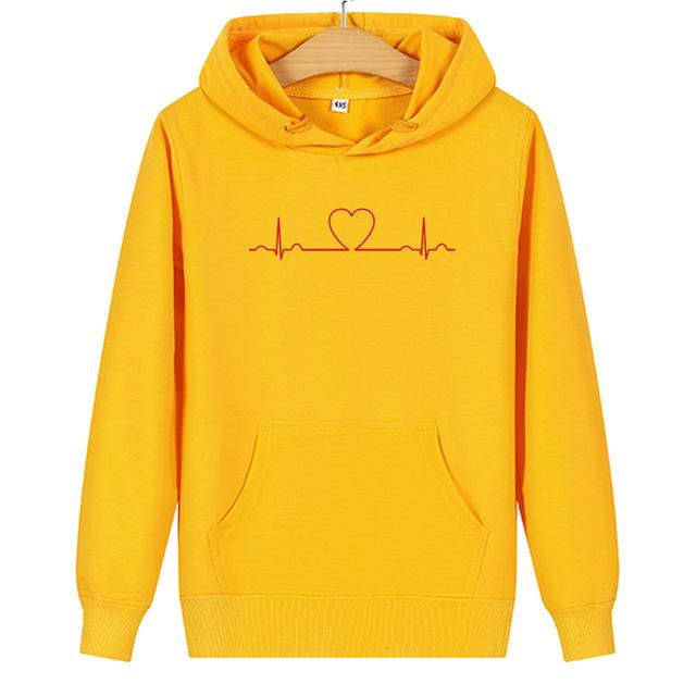 Matching hoodies Graphic hearts