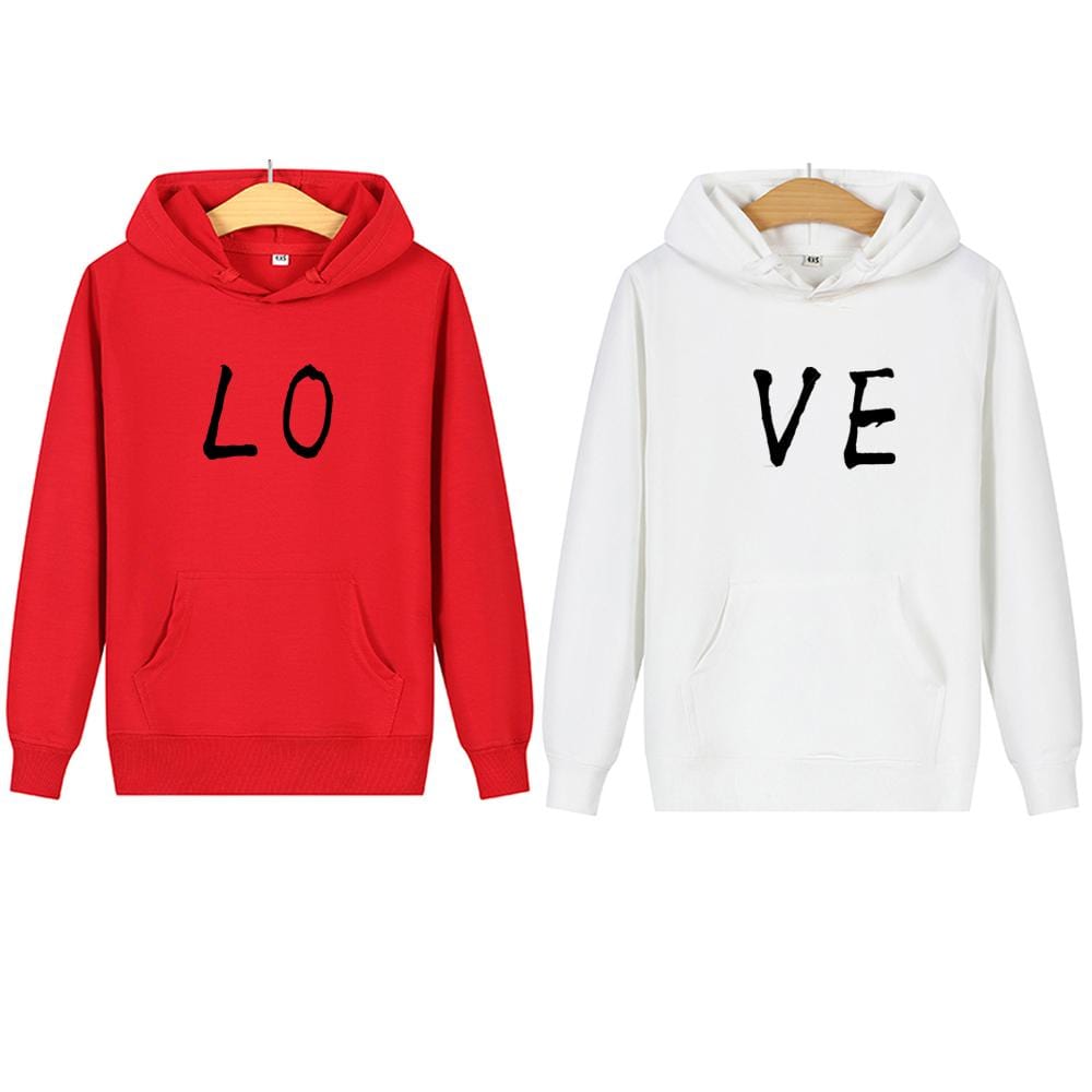 Matching hoodies Love