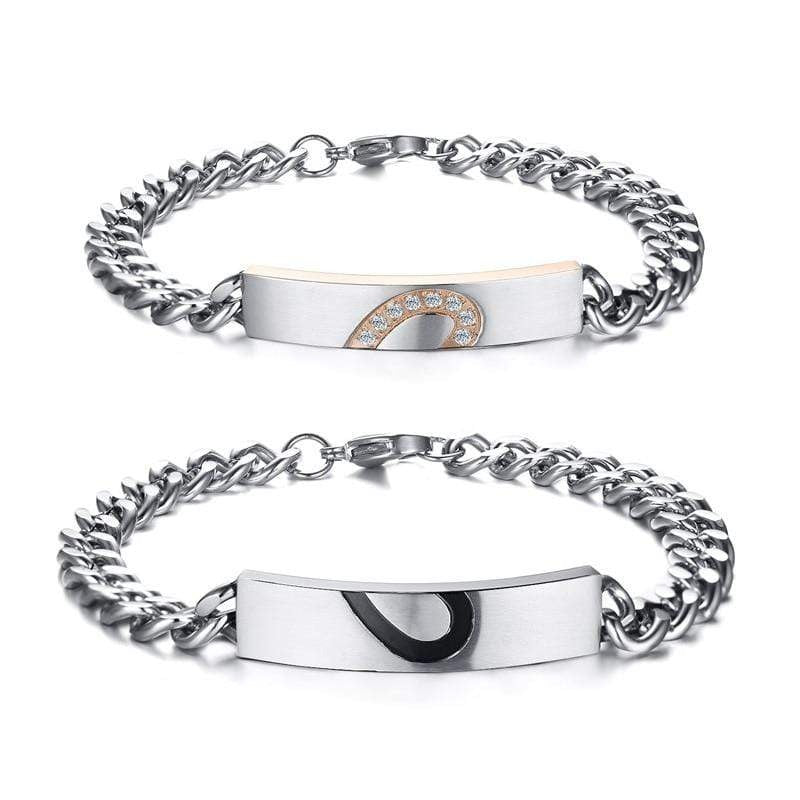 Boyfriend and girlfriend promise bracelets