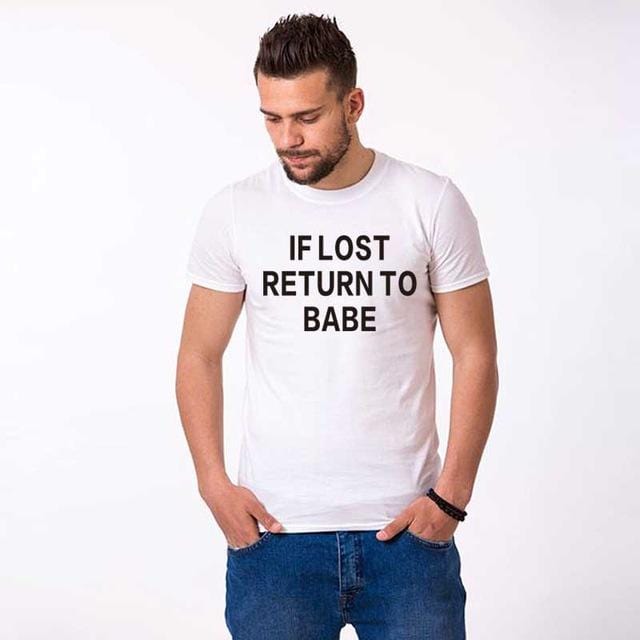 If lost return to babe shirt