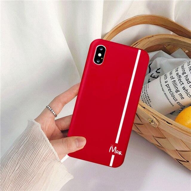 Mr and mrs phone case