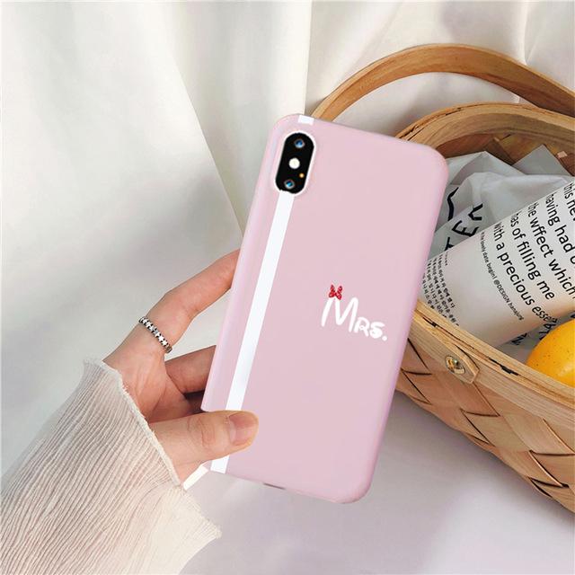 Mr and mrs phone case