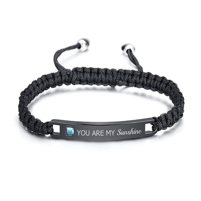 You are my sunshine bracelet