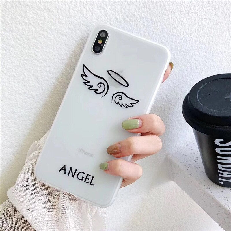Couple Phone Case Angel and Demon
