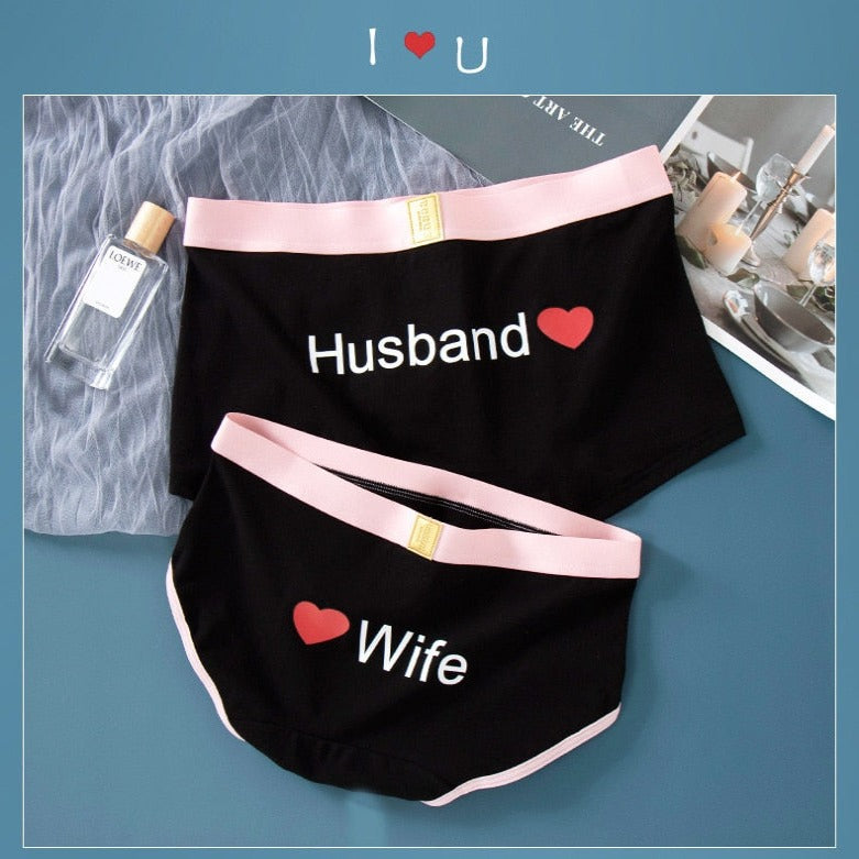 Husband and wife matching underwear