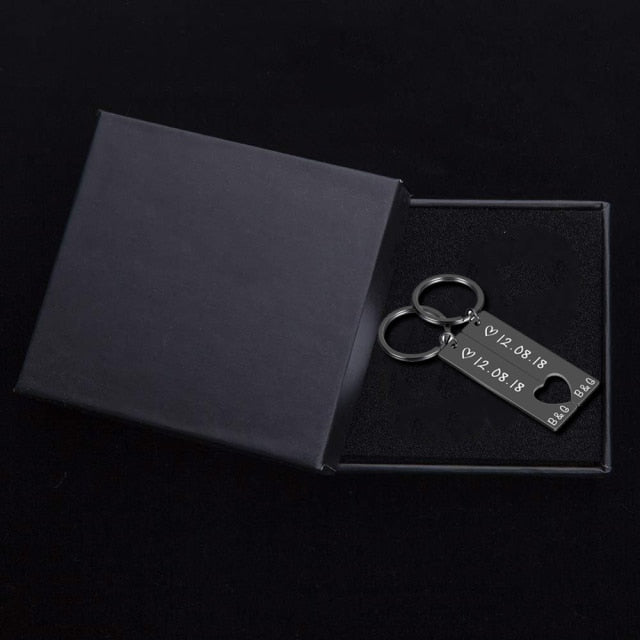 Personalized Keychains for Couples