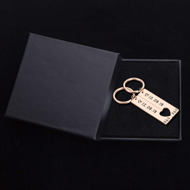 Personalized Keychains for Couples
