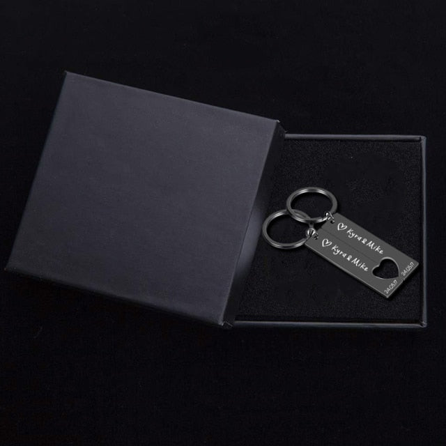 Personalized Keychains for Couples