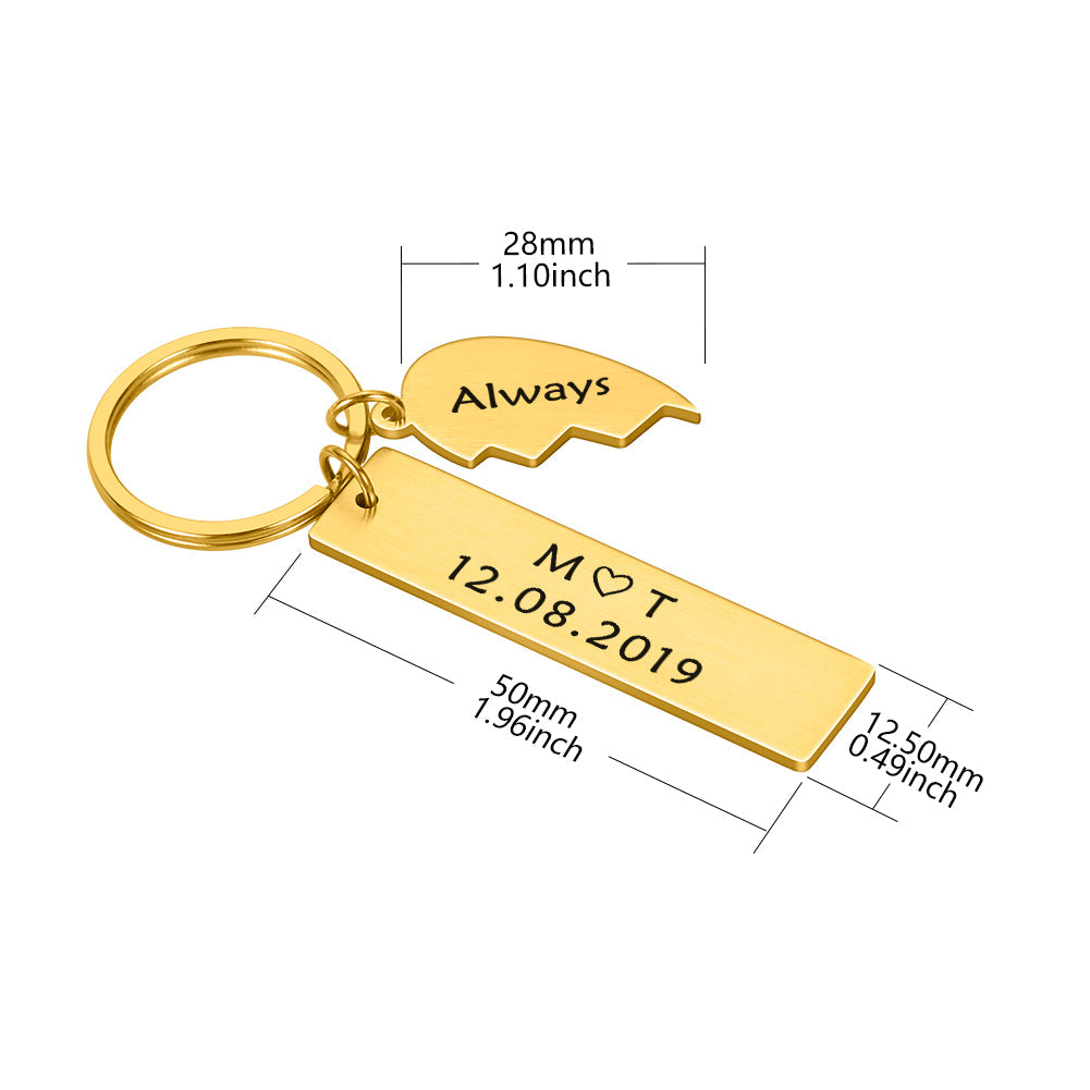 Customized Keychains for Couples