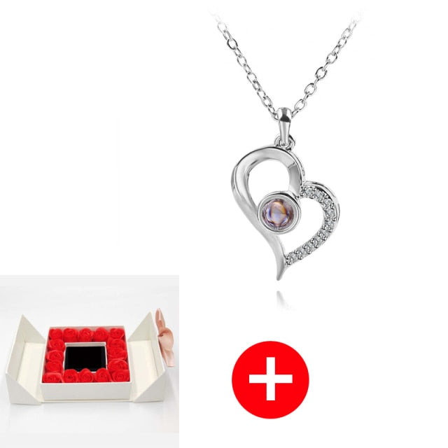 Couple gift box for necklace