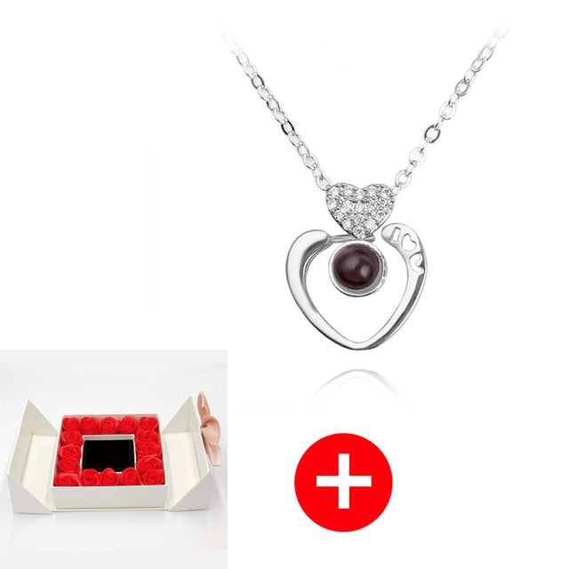 Couple gift box for necklace