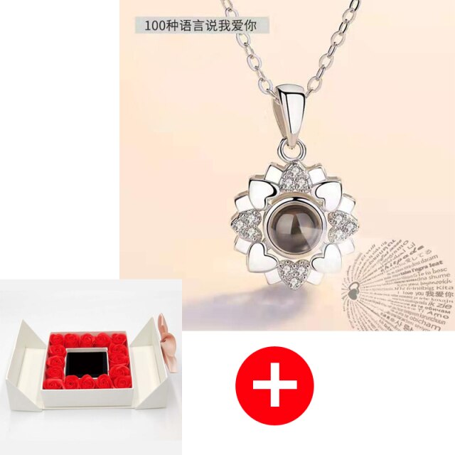 Couple gift box for necklace