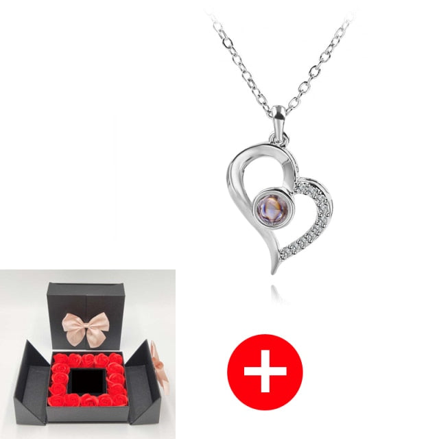 Couple gift box for necklace