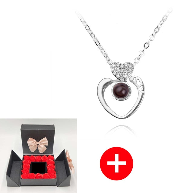 Couple gift box for necklace
