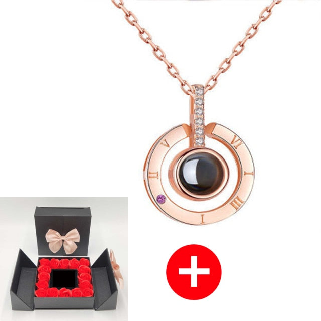Couple gift box for necklace