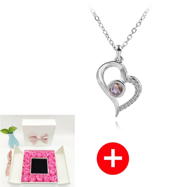 Couple gift box for necklace