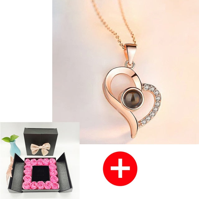 Couple gift box for necklace