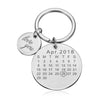 Couple Calendar Keychain