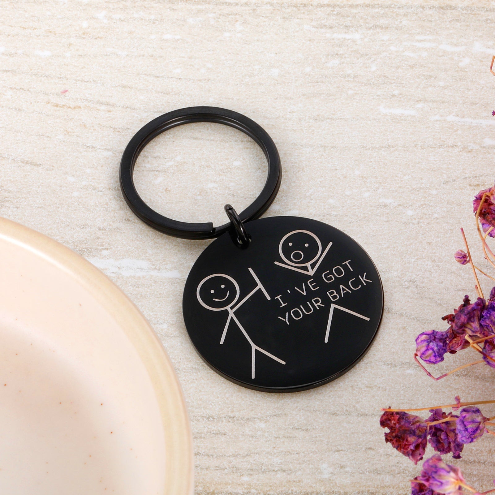 I Got Your Back Couple Keychain