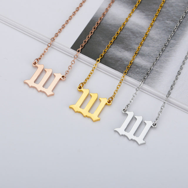 Angel Number Necklaces