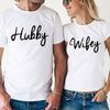 Matching couple shirts Hubby and Wifey